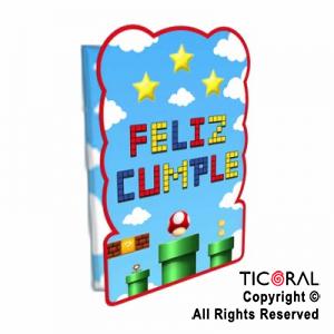 SUPER MARIO BROSS PI�ATA CARTON x 1